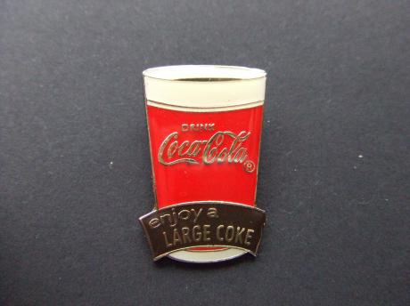 Coca Cola drinkbeker Large Coke